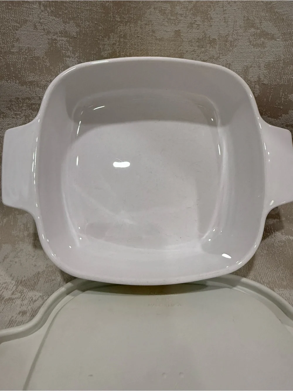 Vintage CorningWare Sunflower Square Casserole w/ Lid 1 qt A-1-B USA Sunsation